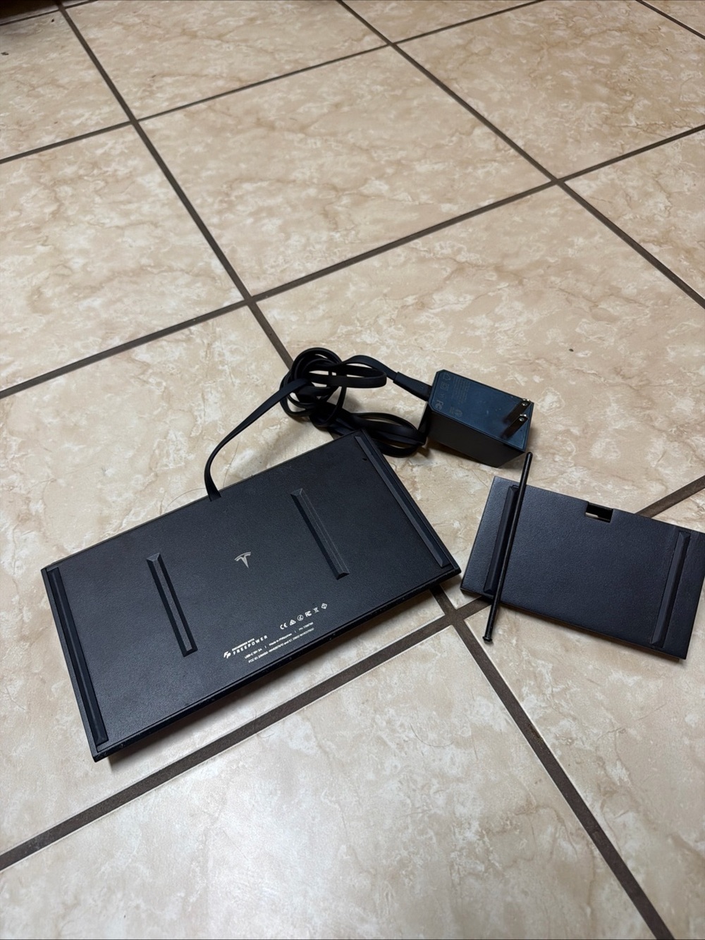 Tesla Wireless Charging Platform - Genuine OEM RARE Collector TESTED WORKING